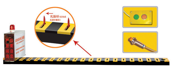 寿光市V3嵌入式闯岗自动扎胎器/阻车器